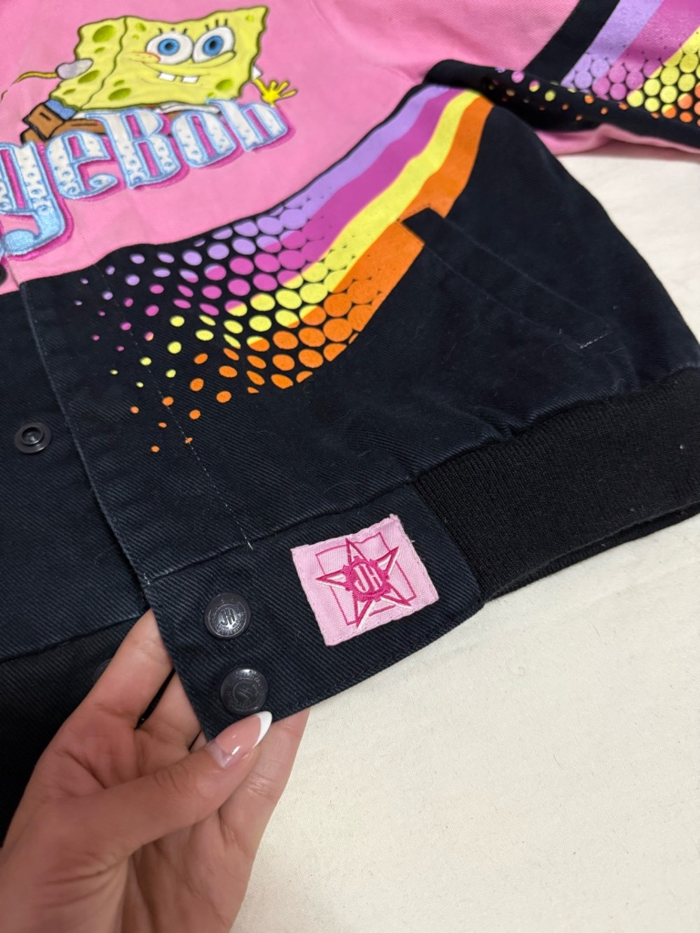 JH Design Pink SpongeBob Imagine Jacket - Picture 3 of 13